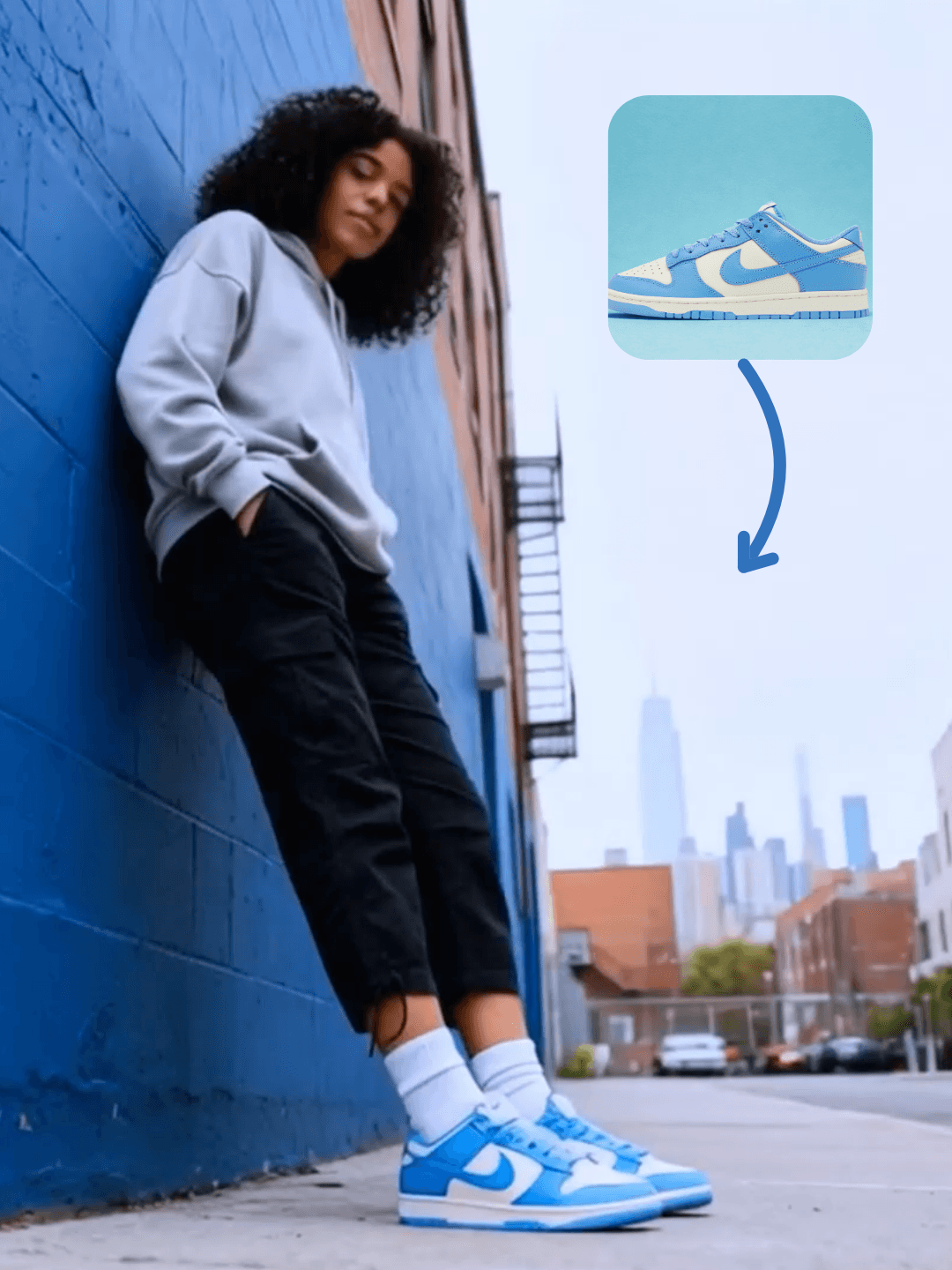 Sportswear On-Model Ad template cover (OpenCreator)