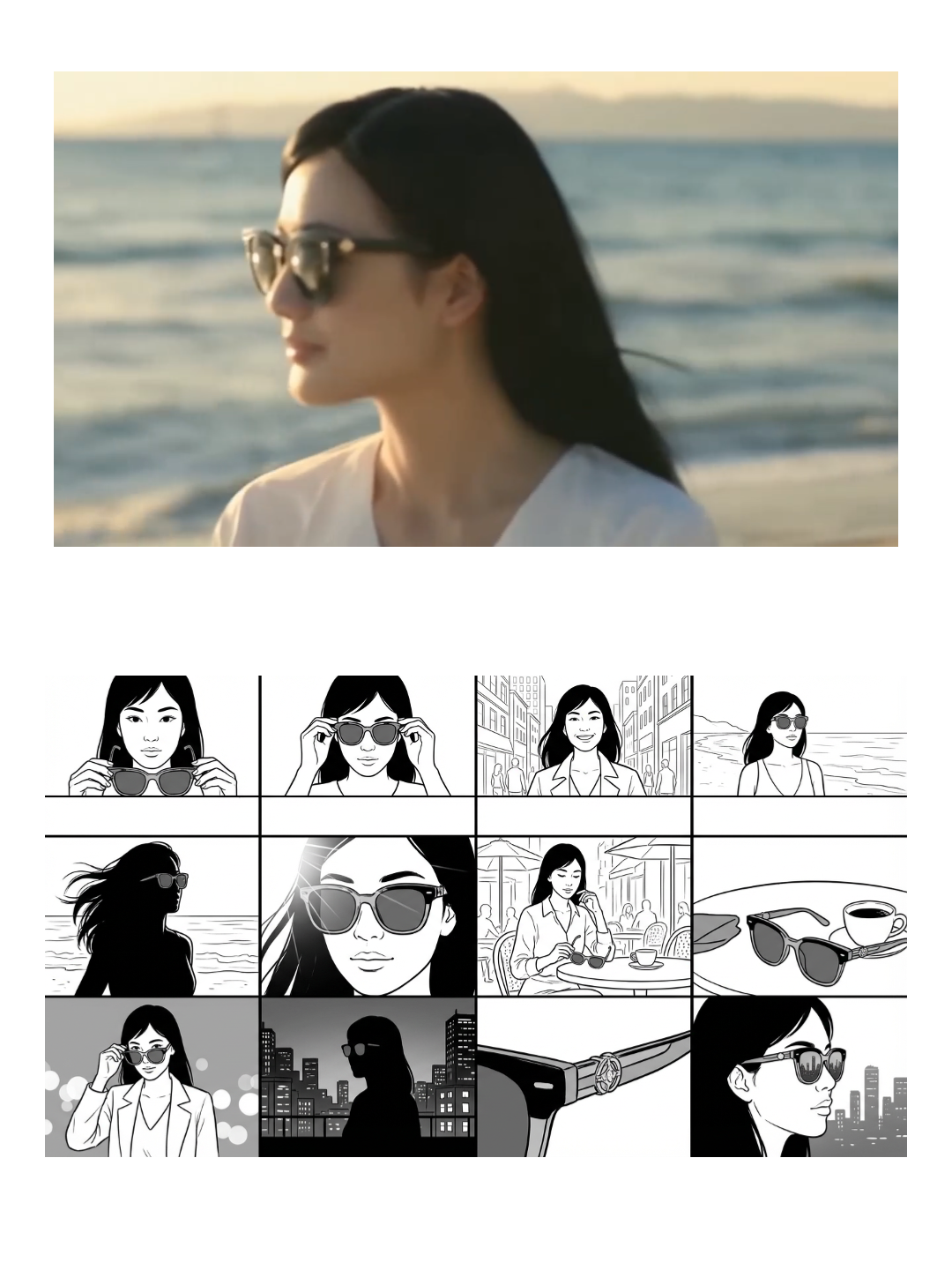 12-Shot Storyboard, One-Click Video Generation template cover (OpenCreator)